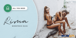 Rima Personal Blog WordPress Theme