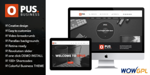 Opus Multipurpose Business WordPress Theme