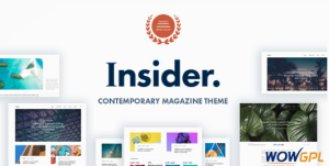 Insider Contemporary Magazine and Blogging Theme