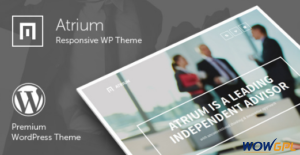 Atrium Finance Consulting WordPress Theme