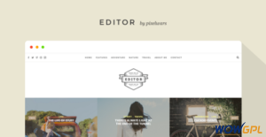 Editor Blog A WordPress Blog Theme for Bloggers