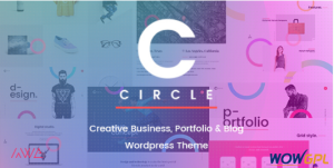 Circle Creative Portfolio WordPress Theme 1