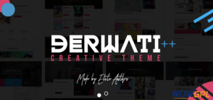 Derwati Trendy Creative Portfolio Theme