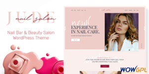 Jude Nail Bar Beauty Salon WordPress Theme