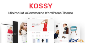 Kossy Minimalist eCommerce WordPress Theme