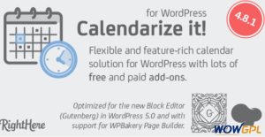 Calendarize it for WordPress 4.8.1