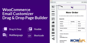 WooCommerce Email Customizer with Drag and Drop Email Builder