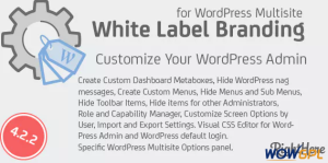 White Label Branding for WordPress Multisite