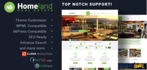 Homeland Responsive Real Estate Theme for WordPress