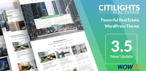 CitiLights Real Estate WordPress Theme