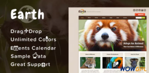 Earth Eco Environmental NonProfit WordPress Theme