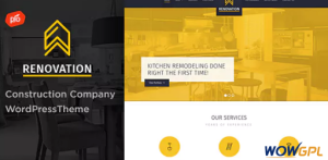 Renovation Construction Company Theme