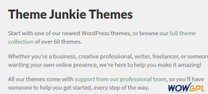 Theme Junkie Remaster WordPress Theme