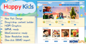 Happy Kids Children WordPress Theme