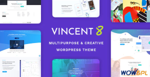 Vincent Eight Responsive Multipurpose WordPress Theme