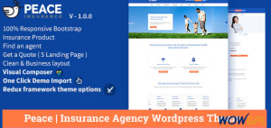 Peace Insurance Agency WordPress Theme
