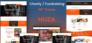 Huza Charity Responsive WordPress Theme