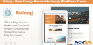 Soleng A Solar Energy Company WordPress Theme