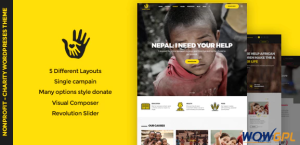 CharityHeart Charity Responsive WordPress Theme