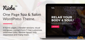 Niobe Spa Salon WordPress Theme