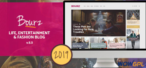 Bourz Life Entertainment Fashion Blog Theme