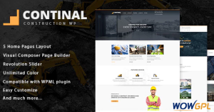 Continal Construction Business WordPress Theme