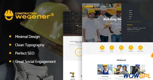 Wegener Construction Engineering WordPress Theme