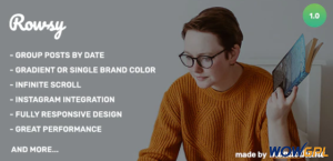 Rowsy WordPress Blog Theme