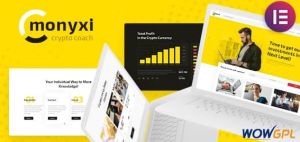 Monyxi Cryptocurrency Trading Business Coach WordPress Theme