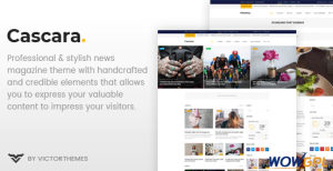 Cascara Blog News Magazine WordPress Theme