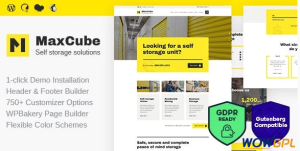 MaxCube Self Storage Business WordPress Theme