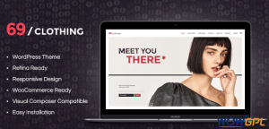69 Clothing Brand Store Fashion Boutique WordPress Theme