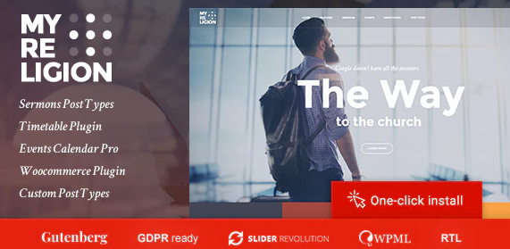 My Religion - Dedicated Church WordPress Theme with Events, Sermons and Donations 1.2.8 1 My Religion Dedicated Church WordPress Theme with Events Sermons and Donations