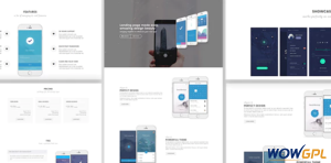 Decades App Showcase App Store WordPress Theme