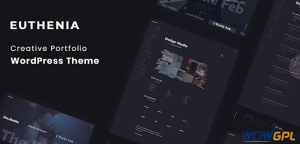 Euthenia Creative Portfolio WordPress Theme