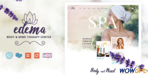 Edema Wellness Spa WordPress Theme