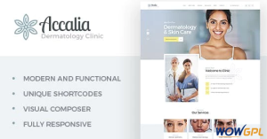 Accalia Dermatology Clinic WordPress Theme