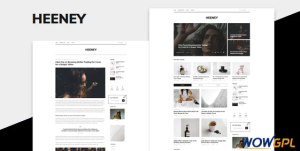 Heeney Modern Blog WordPress Theme