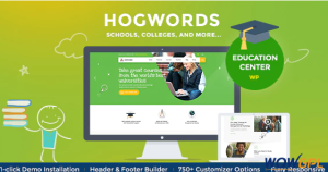 Hogwords Education Center WordPress Theme