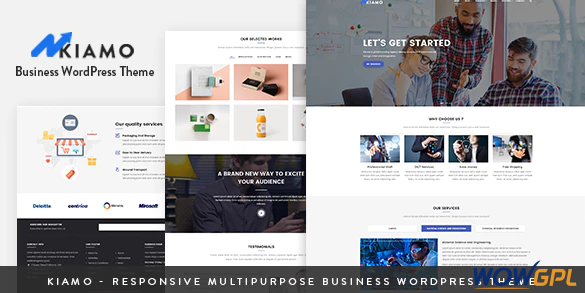 Kiamo Responsive Business Service WordPress Theme