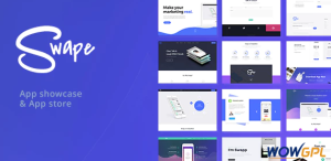 Swape App Showcase App Store WordPress Theme