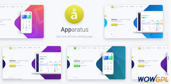 Apparatus A Multi Purpose One Page Portfolio and App Landing Theme