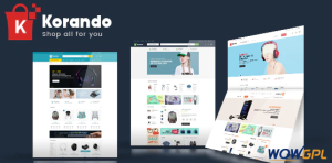 Korando Multipurpose Theme for WooCommerce WordPress