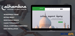 Alhambra Islamic Centre WordPress Theme RTL 1