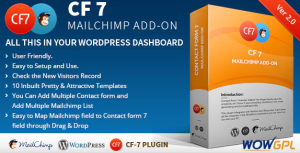 CF7 7 Mailchimp Add on