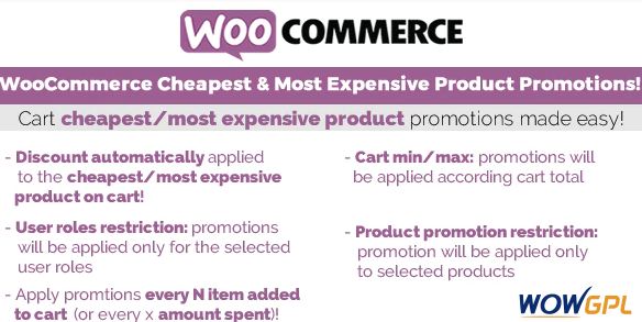 Cheapest Most Expensive Product Promotions