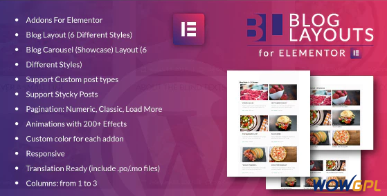 Blog Layouts for Elementor WordPress Plugin