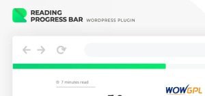 Reading Progress Bar for WordPress Website