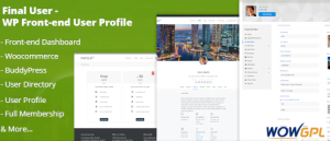 Final User WP Front end User Profiles