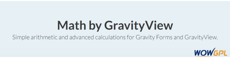 Math by GravityView
